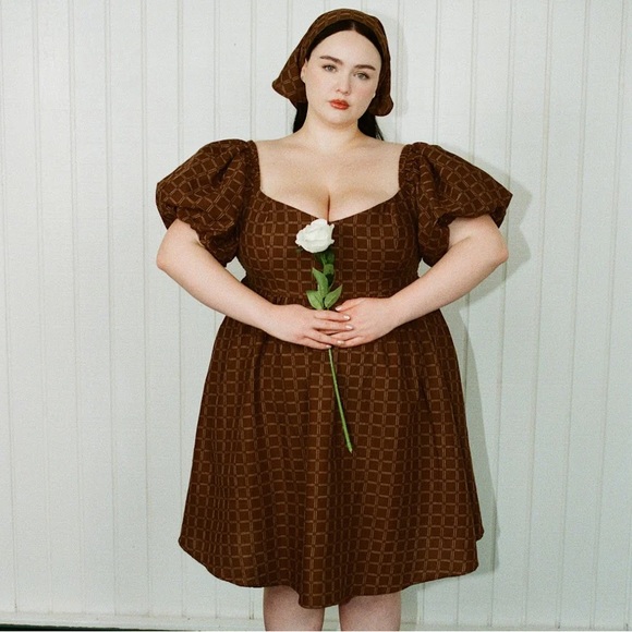 ✨ RARE ✨ REVERSIBLE Strega Nona Paisley Dress WITH POCKETS ! and Bandana - Picture 6 of 7